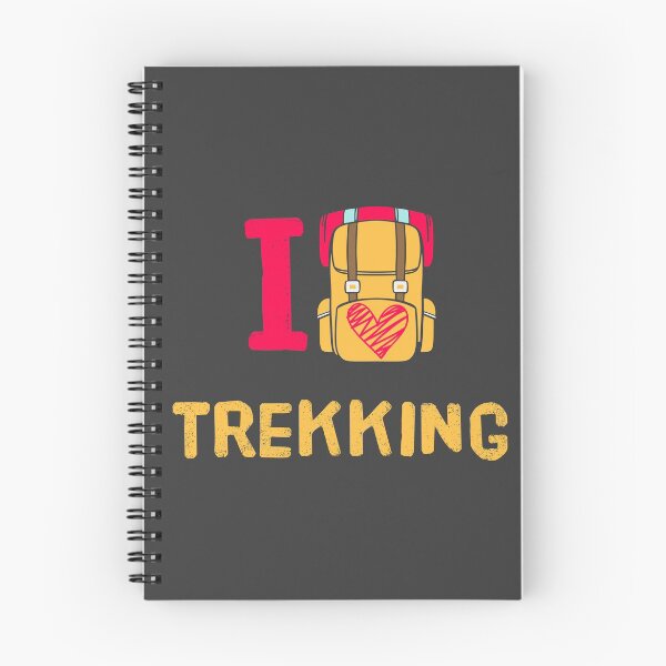 Item preview, I Love Trekking -  Backpacking Travel with Mountains Camping Gift designed and sold by IslandLakeTree.