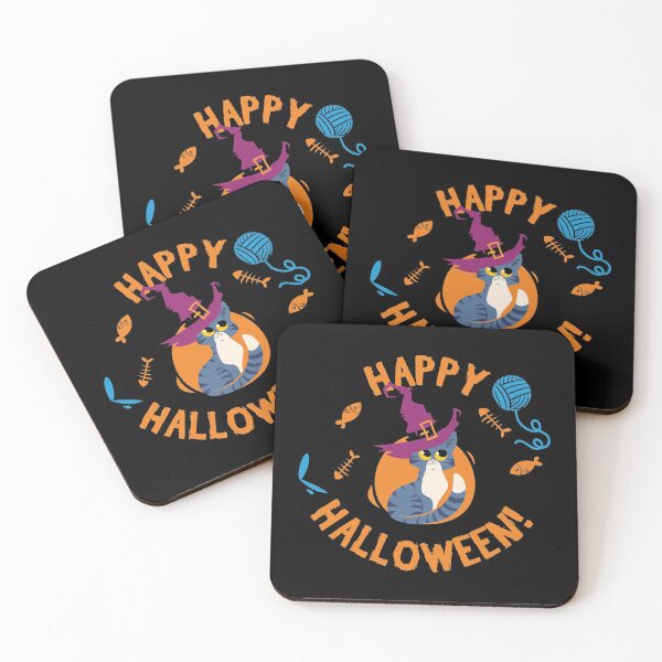Item preview, Happy Halloween cat designed and sold by wolfgangrainer.