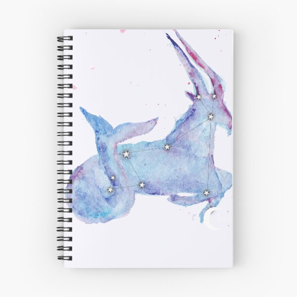 Item preview, Capricorn Zodiac Galaxy Watercolor designed and sold by baudrillier.