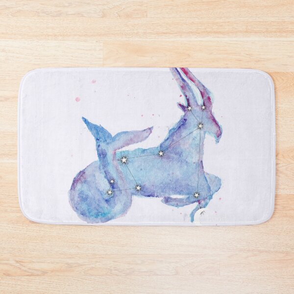 Item preview, Capricorn Zodiac Galaxy Watercolor designed and sold by baudrillier.