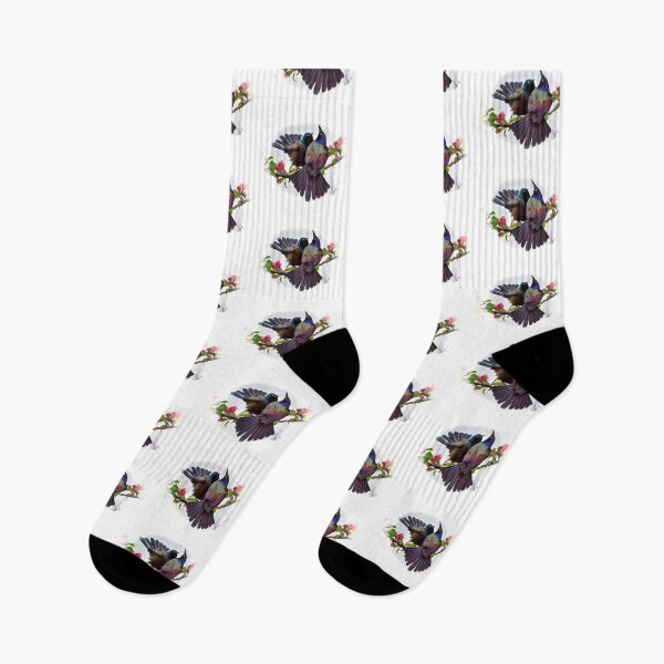 Item preview, Grackles in Apple Blossoms designed and sold by Johnny Furlotte.