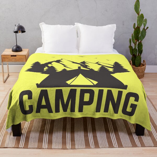 Item preview, Camping & Tent living with Mountain hiking in the Wild Nature designed and sold by IslandLakeTree.