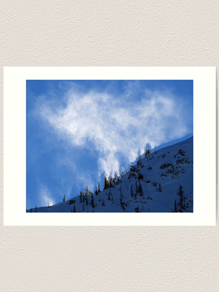 Alternate view of White Fire on the Mountain Art Print