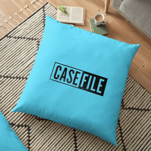Casefile True Crime – Casefile Logo (Dark) Floor Pillow