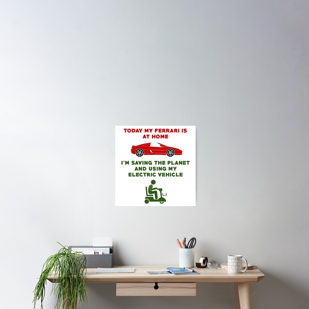 "Funny Mobility Scooter Sticker" Poster by markstones Redbubble