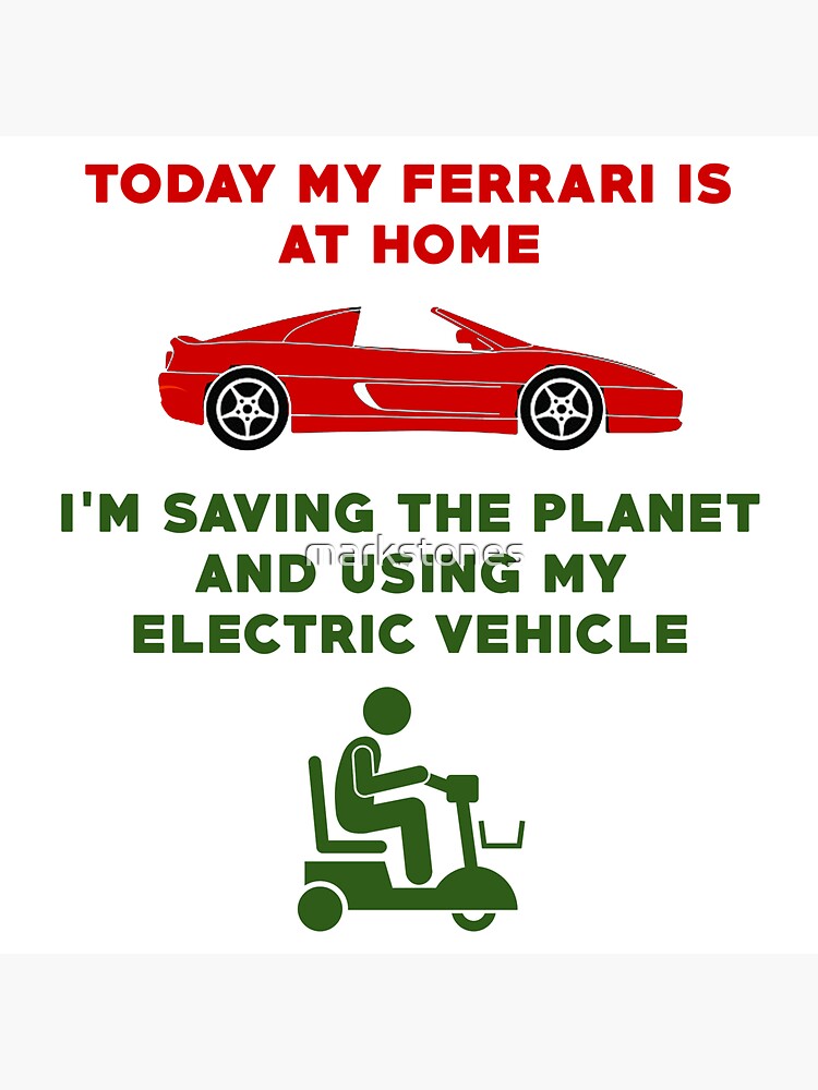 "Funny Mobility Scooter Sticker" Sticker for Sale by markstones Redbubble