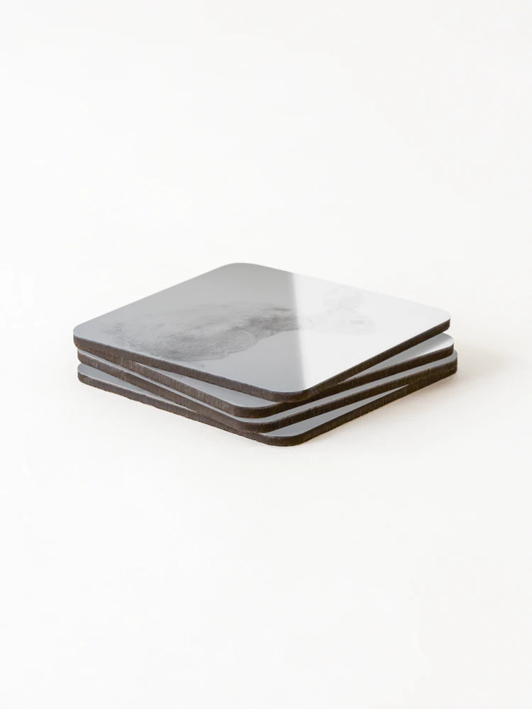 Thumbnail 4 of 5, Coasters (Set of 4), Wild Rabbit designed and sold by Dean Harkness Art.
