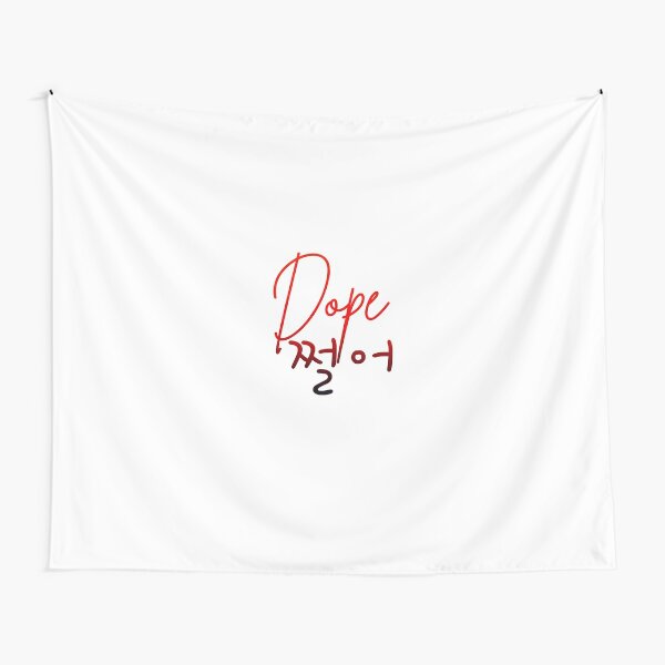 Bts Lyrics Tapestries Redbubble