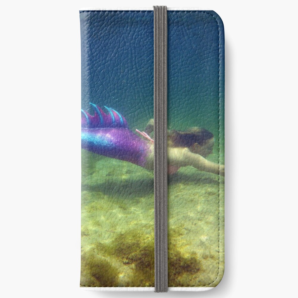 Laptop & Phone Accessories, Hardcover Journal: Jaime the Mermaid Underwater iPhone Wallet