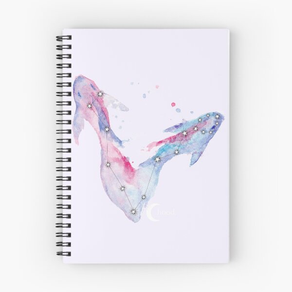 Item preview, Pisces Zodiac Galaxy Watercolor designed and sold by baudrillier.