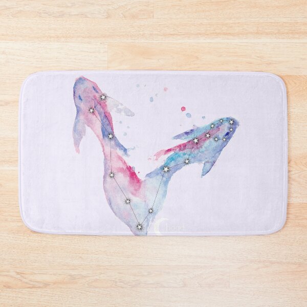 Item preview, Pisces Zodiac Galaxy Watercolor designed and sold by baudrillier.