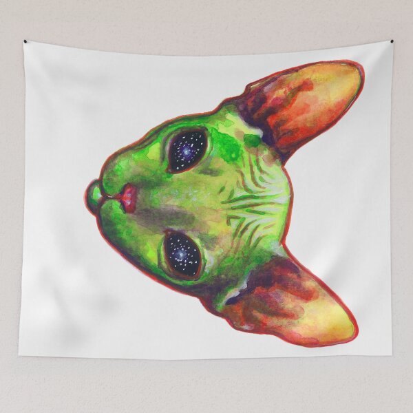 Item preview, Alien sphynx cat designed and sold by umantsiva.