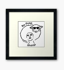Bo Peep and the Sheep Framed Print