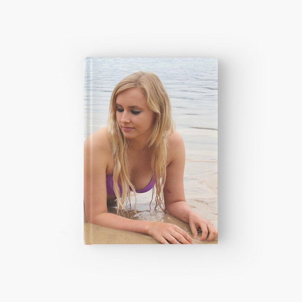 Jaime the Mermaid at the Beach Hardcover Journal