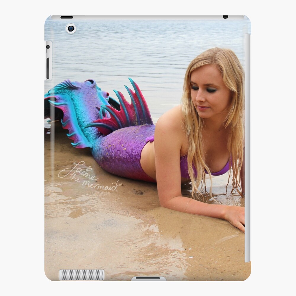 Jaime the Mermaid at the Beach iPad Case & Skin