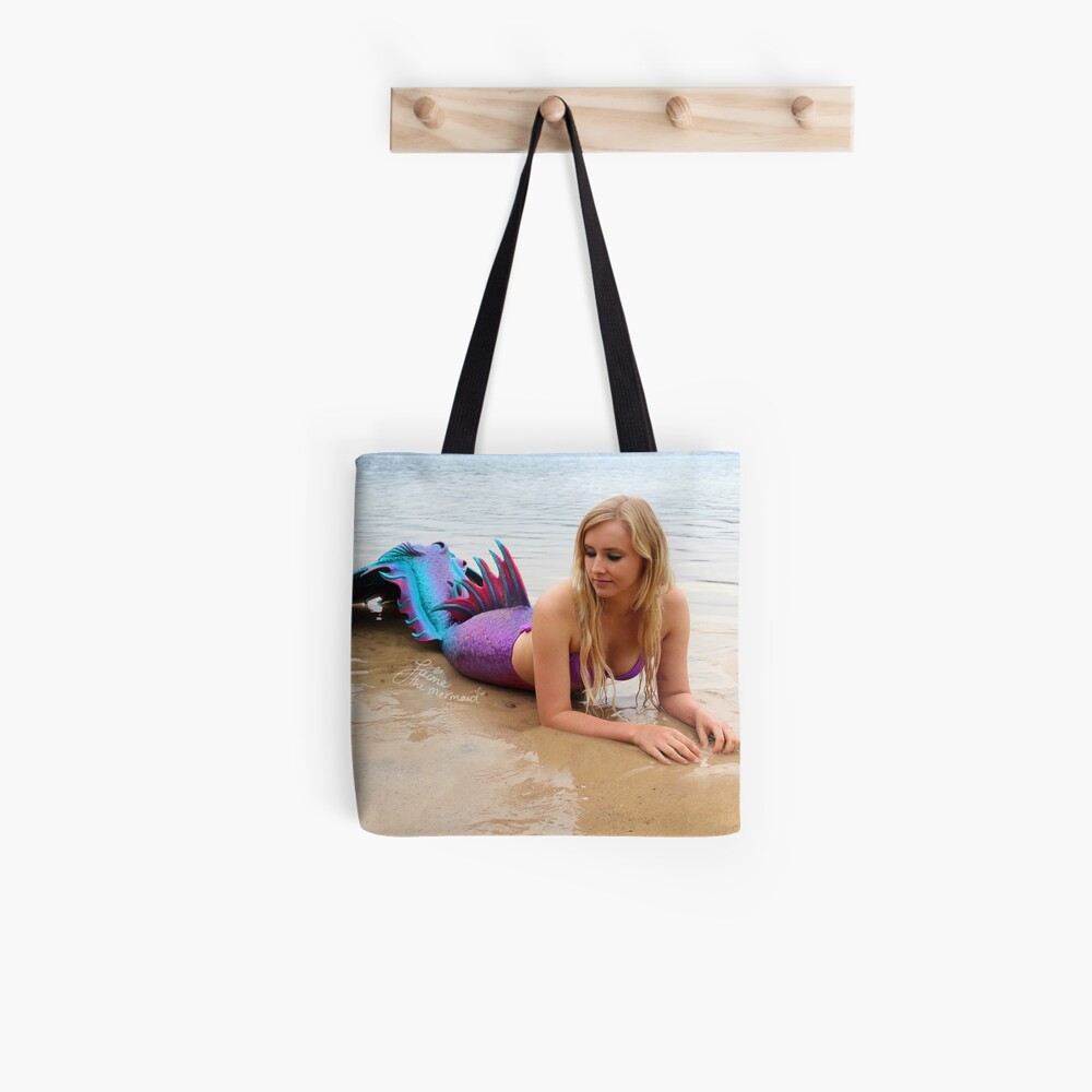 Jaime the Mermaid at the Beach Tote Bag