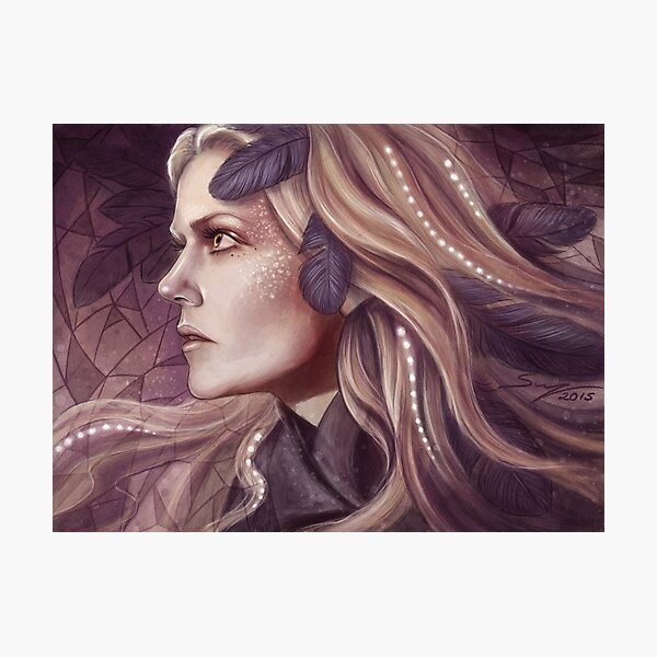Dark Swan Photographic Print