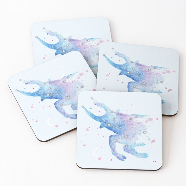 Artikelvorschau, Stier-Tierkreis-Galaxie-Aquarell entworfen und verkauft von baudrillier.