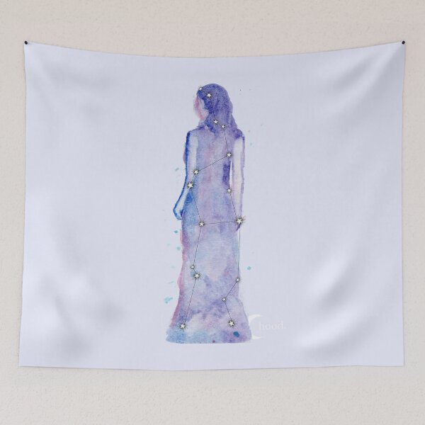 Item preview, Virgo Zodiac Galaxy Watercolor designed and sold by baudrillier.