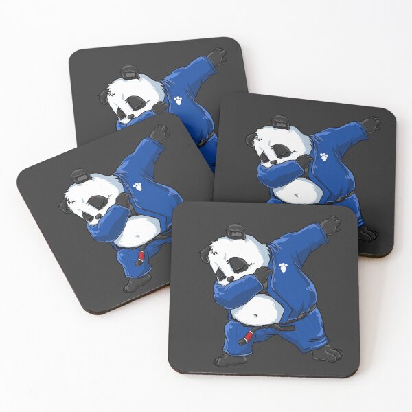 Item preview, Brazilian Jiu Jitsu Panda Dabbing in a Gi and Black Belt BJJ designed and sold by CreaTeePH.