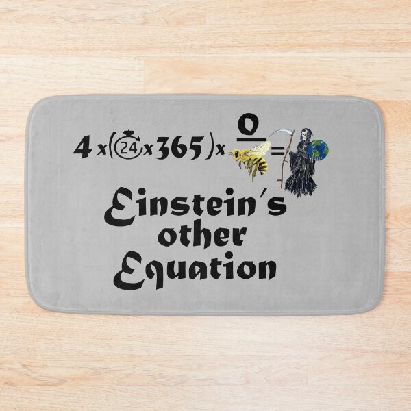 Item preview, Einstein's Other Equation - Save the Bees designed and sold by Kestrelle.