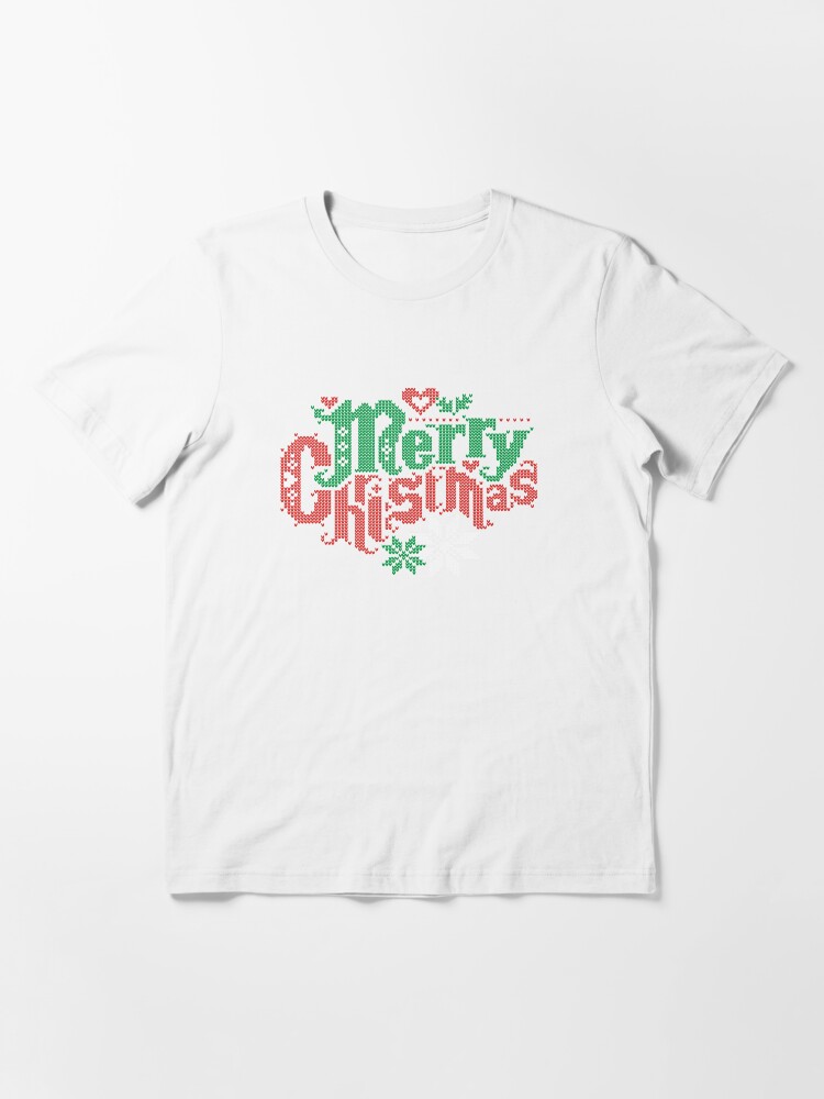 Vista alternativa de Camiseta esencial Merry Christmas