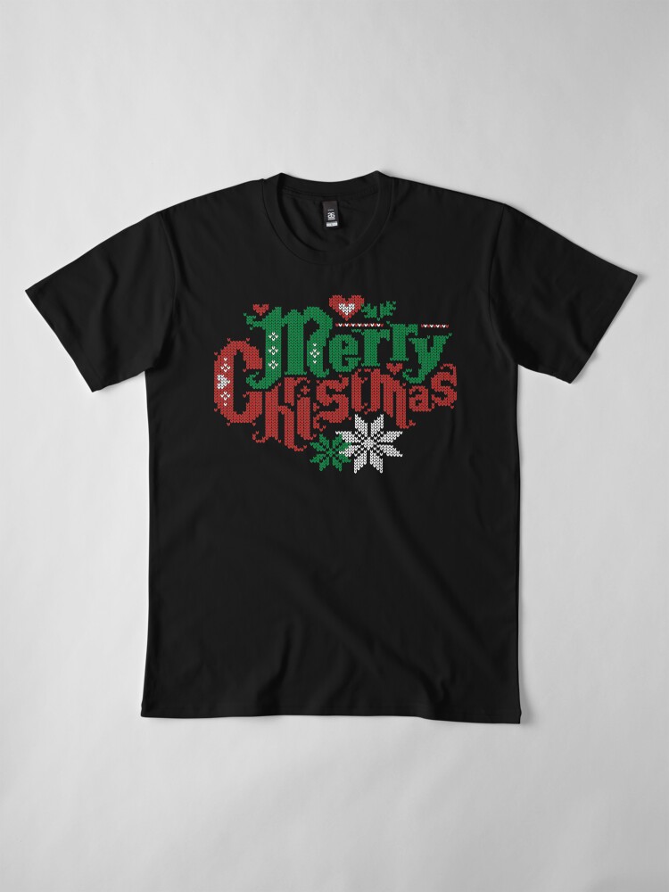Vista alternativa de Camiseta premium Merry Christmas