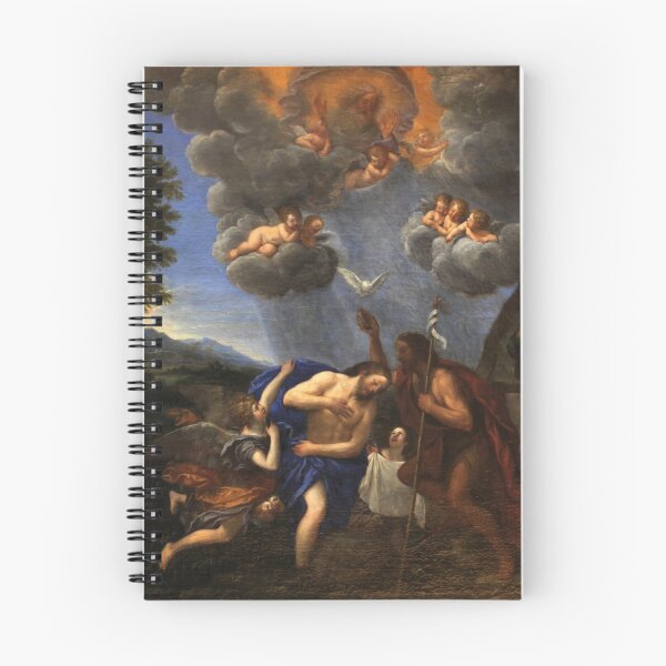 Item preview, Francesco Albani - Baptism of Christ - Circa 1630 - Painting designed and sold by CrankyOldDude.