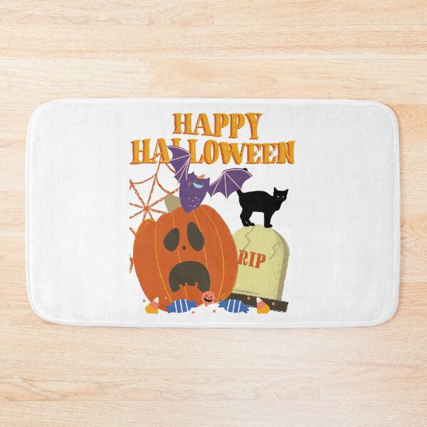 Item preview, Scary Halloween, pumpkin, bat and candle as a fun outfit designed and sold by Whiskylover.