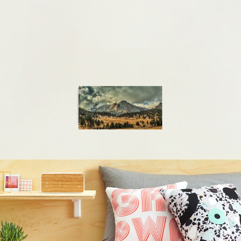 Bear Peak And October Clouds Photographic Print