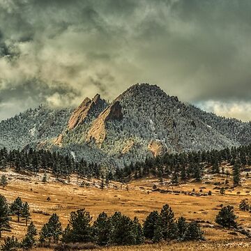 Artwork thumbnail, Bear Peak And October Clouds by Gregory J Summers