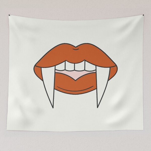 Item preview, Vampire kiss - White designed and sold by BE The Oracle.