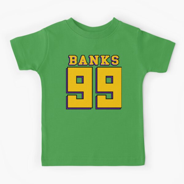 Youth The Mighty Ducks Movie Hockey Jersey Adam Banks # 99 Forward