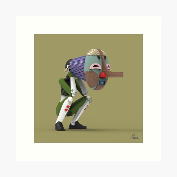 Nono the Pinoccio Art Print
