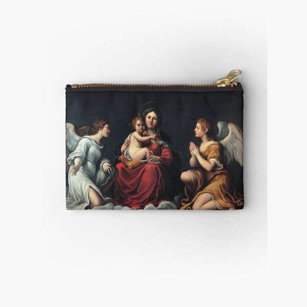 Item preview, Francesco Albani - Madonna with Child and Angels - Circa 1615 - Oil on Slate designed and sold by CrankyOldDude.