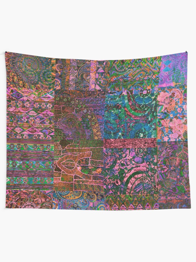 Alternate view of Bohemian Wonderland II Tapestry
