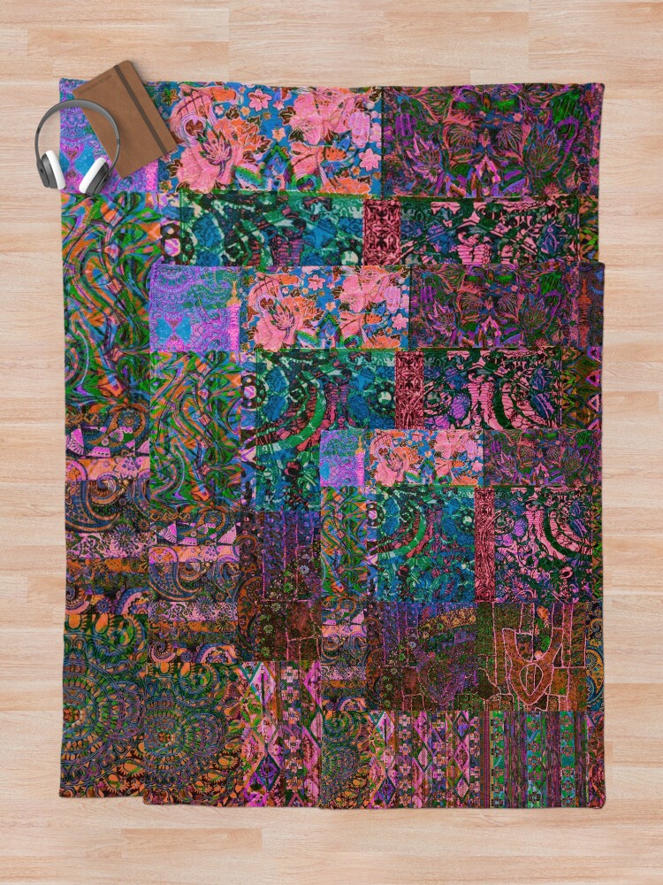 Alternate view of Bohemian Wonderland II Throw Blanket