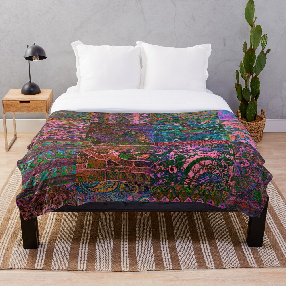 Bohemian Wonderland II Throw Blanket