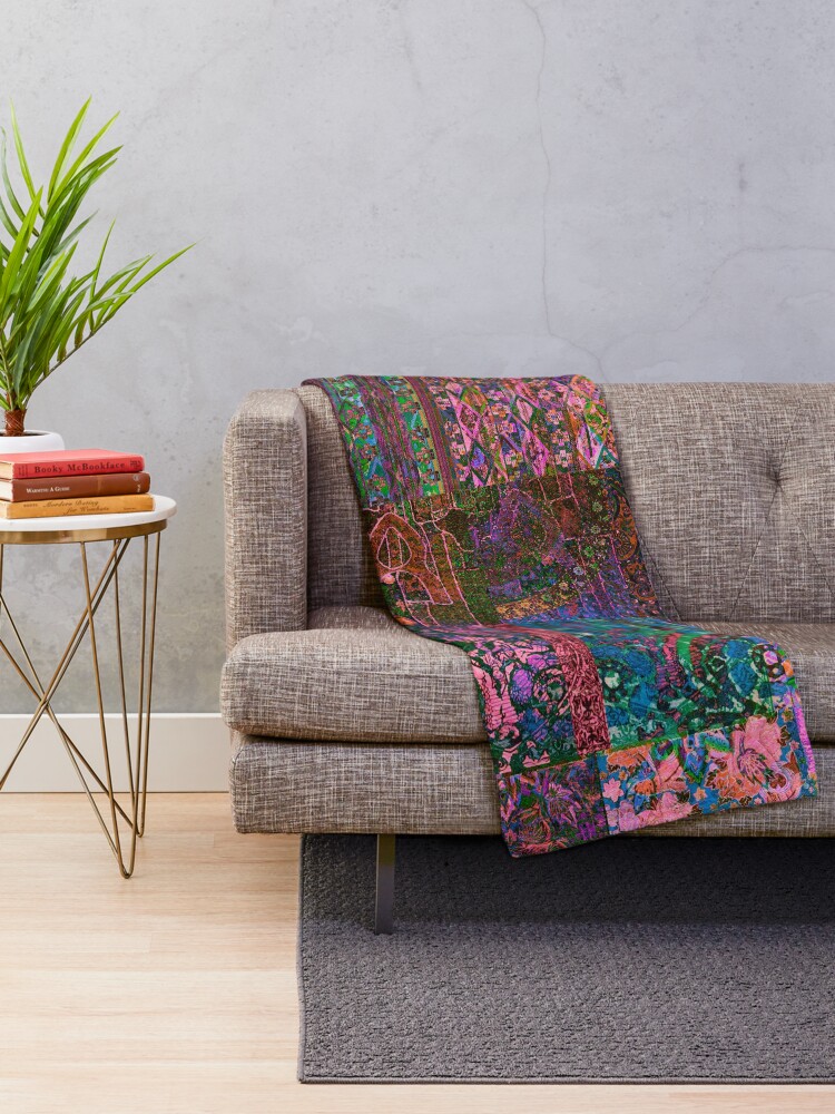 Alternate view of Bohemian Wonderland II Throw Blanket