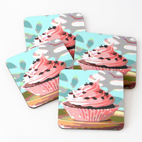 Item preview, Chocolate Cupcakes with Pink Buttercream designed and sold by taiche.