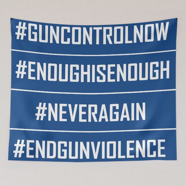 Item preview, MARCH FOR OUR LIVES Enough Is Enough designed and sold by House Sparrow.