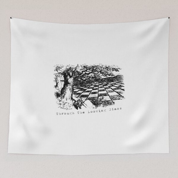 Item preview, Forest Chessboard Black - Alice in Wonderland - Through the Looking Glass designed and sold by KoolMoDee.