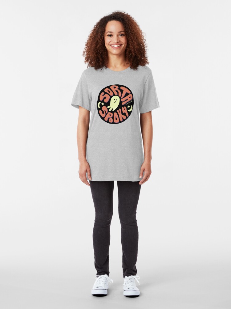 Alternate view of Sorta Spooky © Slim Fit T-Shirt