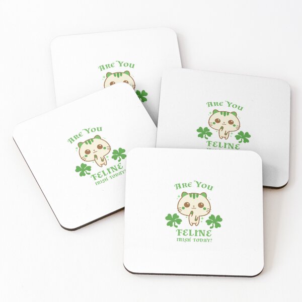 Item preview, Are You Feline Irish Today designed and sold by KoolMoDee.