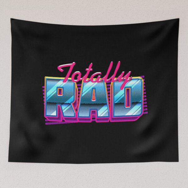 Item preview, 80s Totally Rad retro sci fi style  designed and sold by Scoopivich.