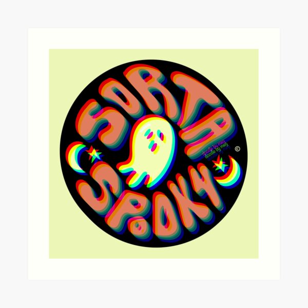 Sorta Spooky © 3D Art Print