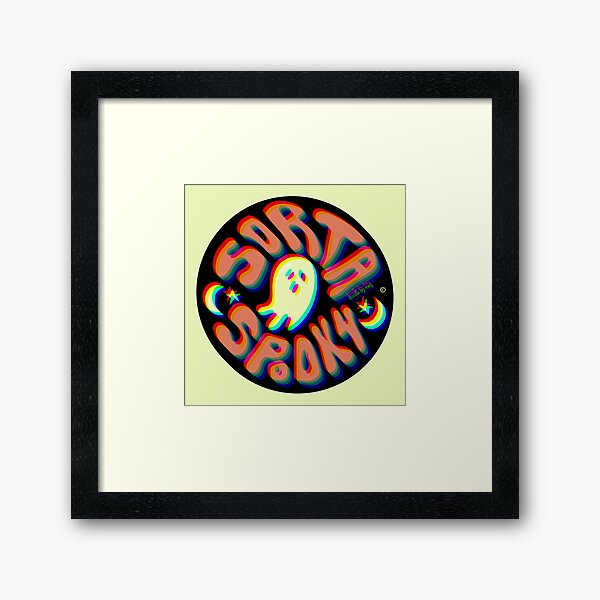 Sorta Spooky © 3D Gerahmter Kunstdruck