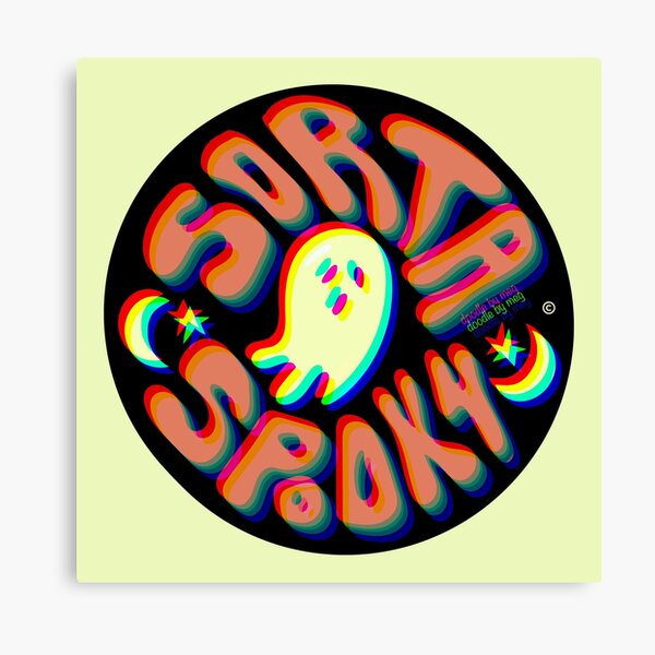 Sorta Spooky © 3D Leinwanddruck