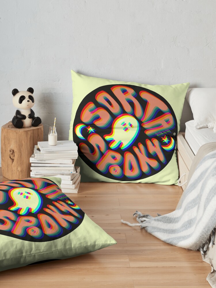 Alternate view of Sorta Spooky © 3D Floor Pillow