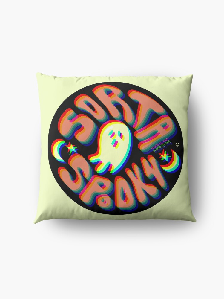 Alternate view of Sorta Spooky © 3D Floor Pillow